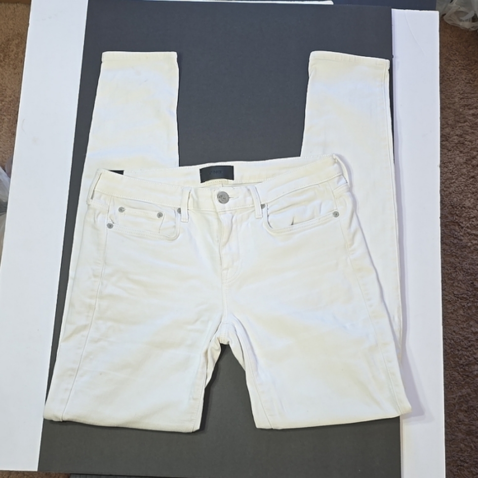 Vince Dylan Skinny Size 27 White Jeans